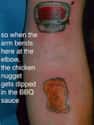 Mmmm... McNuggets on Random Tattoos That Make Hilarious Jokes