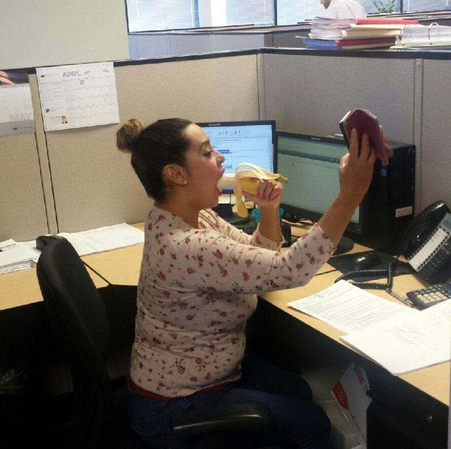 Busy employee Royalty Free Vector Image VectorStock