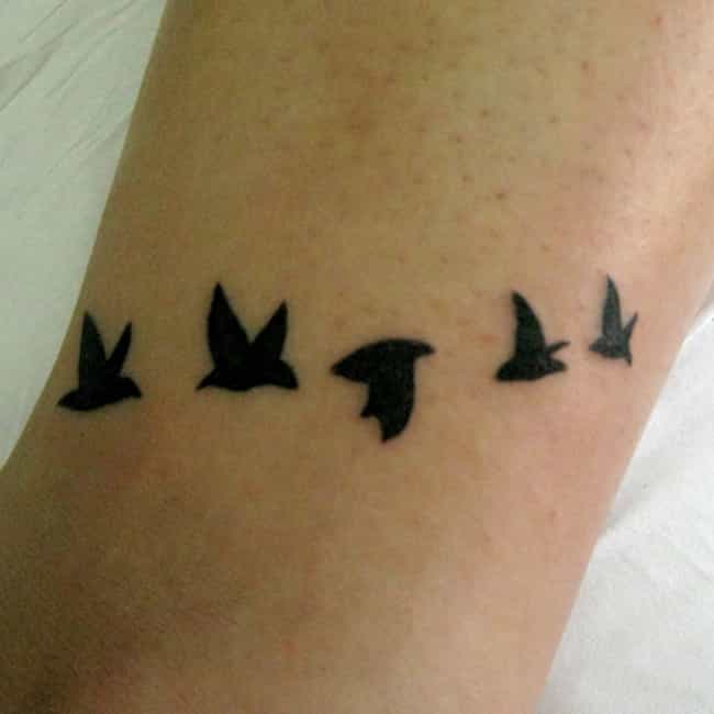 flocks of birds tattoos