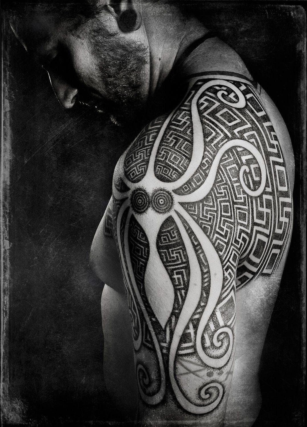 Blackout Tattoos Photos Solid Black Tattoo Ideas