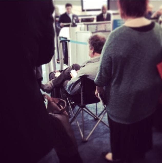 Didn't Know Airports Started Letting People Line Up For Black Friday Sales