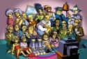 Anime Lisa Is Awfully Comfy with Anime Milhouse on Random Funniest Simpsons Fan Art
