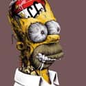 Inside the Mind of Homer Simpson on Random Funniest Simpsons Fan Art