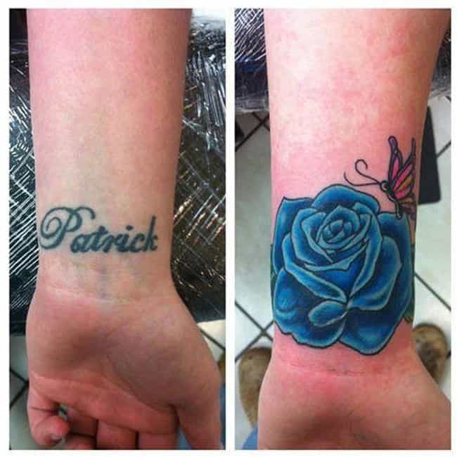 23 Genius Breakup Tattoo Cover Ups Over The Names Of Exes