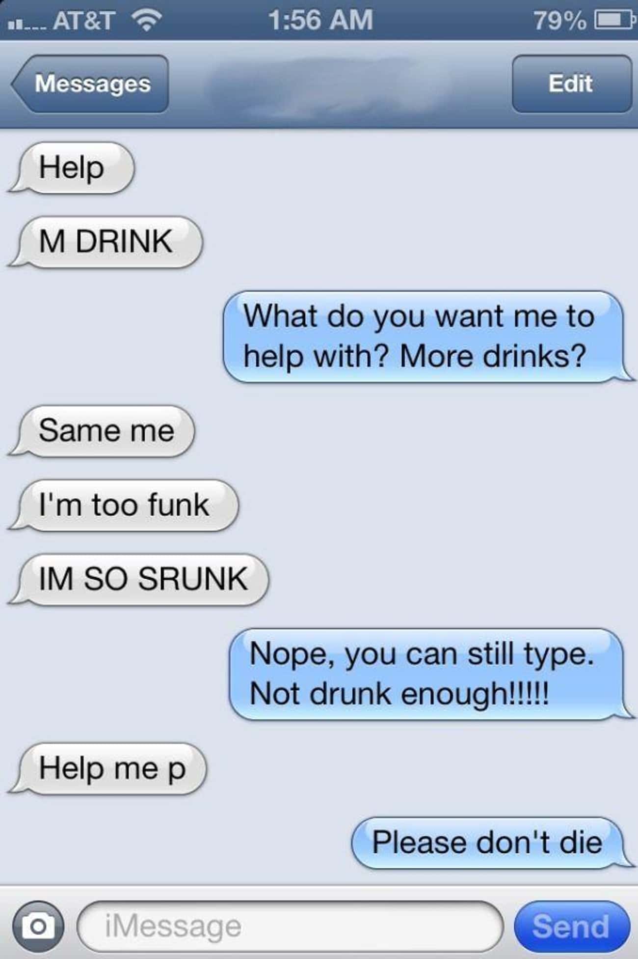 Drunk Texts From People Talking Nonsense