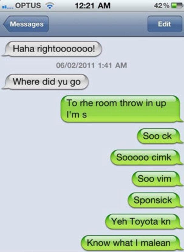 Drunk Texts From People Talking Nonsense