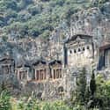 Lycian Tombs on Random Cool Things Carved Into Mountains & Cliffs