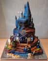 How Cool is This Hogwarts Cake? on Random Amazing Nerdy Cakes That Are Too Geeky to Eat