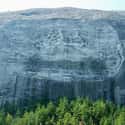 Confederate Memorial Carving on Random Cool Things Carved Into Mountains & Cliffs