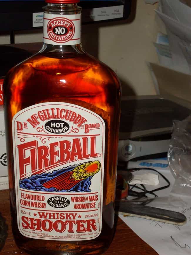Get Wallpaper Fireball whisky tattoo For iPhone