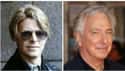 David Bowie and Alan Rickman on Random Celebrities Who Died in Pairs (and Trios)