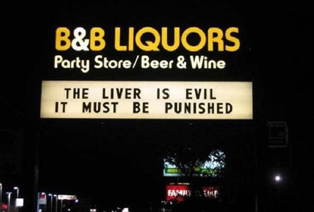 23 Funny Liquor Store Signs