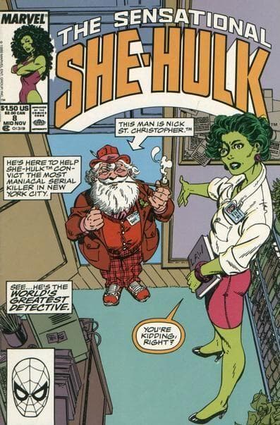 Random Santa Claus Showed Up in Comic Books