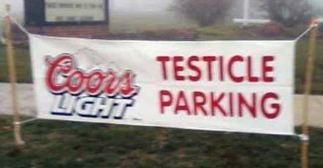 Park Your Balls in the Rear is listed (or ranked) 21 on the list Signs That Have Some Explaining to Do