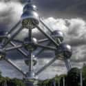 Super Villain's Lair or the Atomium in Brussels, Belgium? on Random Weird and Wacky Building Shapes Around the World
