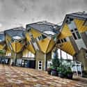 The Dutch Cube Houses of Rotterdam, Netherlands Feel Like a Salvador Dali Painting on Random Weird and Wacky Building Shapes Around the World