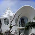The Conch Shell House in Isla Mujeres, Mexico Is a Home Fit for a Sea King on Random Weird and Wacky Building Shapes Around the World
