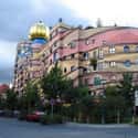 The People at the Hundertwasser in Darmstadt, Germany Appreciate a Little Color on Random Weird and Wacky Building Shapes Around the World