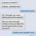 Sell 2 Grams for $40 on Random Hilarious Text Pranks To Drive Your Friends Crazy