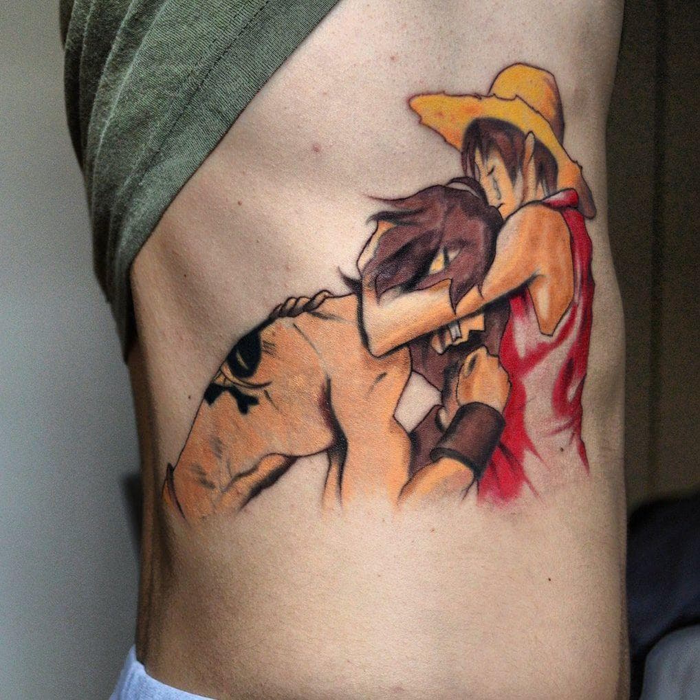 24 Awesome One Piece Tattoos You Ll Be Jealous Of