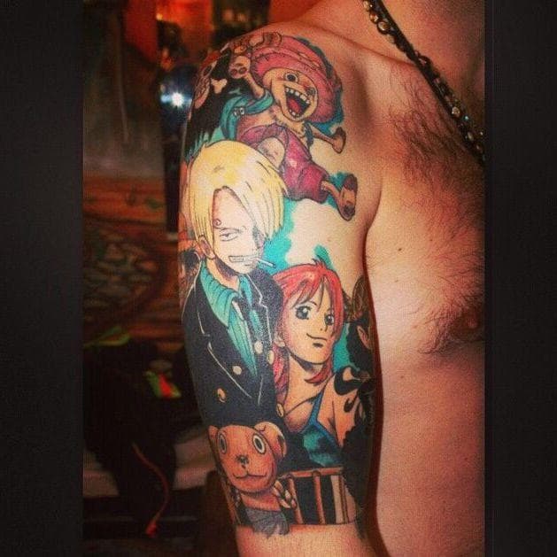 24 Awesome One Piece Tattoos You Ll Be Jealous Of