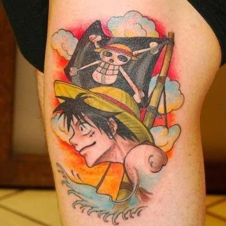 24 Awesome One Piece Tattoos You Ll Be Jealous Of
