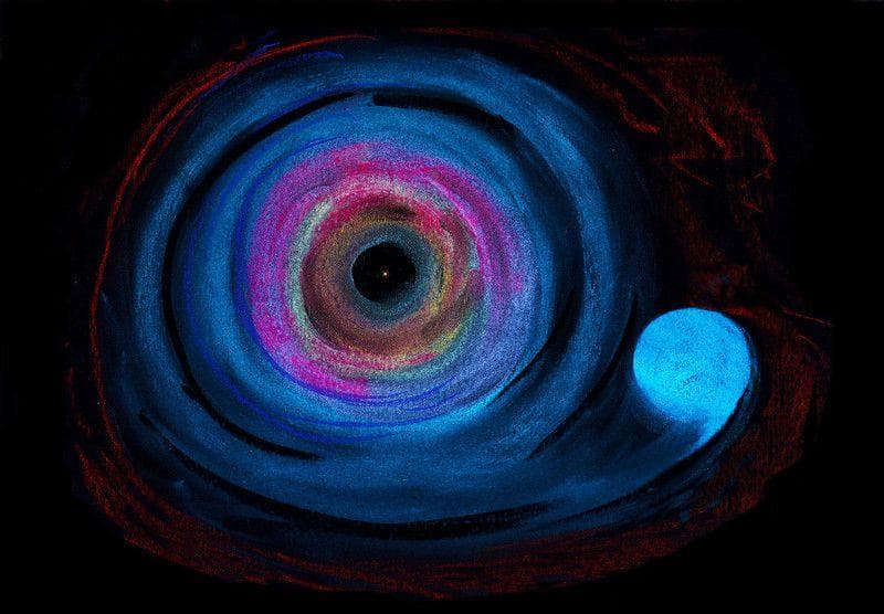 A Giant Black Hole Hurls Through Space At Five Million Miles Per Hour