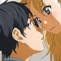 Arima Kousei and Miyazono Kaori on Random Cutest Anime Couples