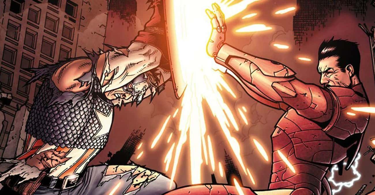 The Final Fight Mirrors An Iconic 'Civil War' Comic Book Cover