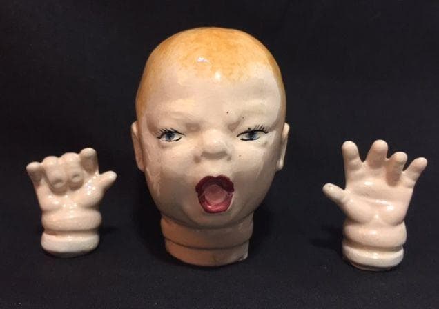 Creepy doll store heads for sale