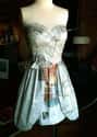 A Dress That Would Make the Newspaper on Random Creative Homemade Prom Dresses