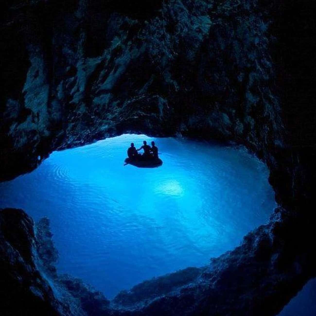 This Blue Grotto in Italy Where the Sea Sparkles