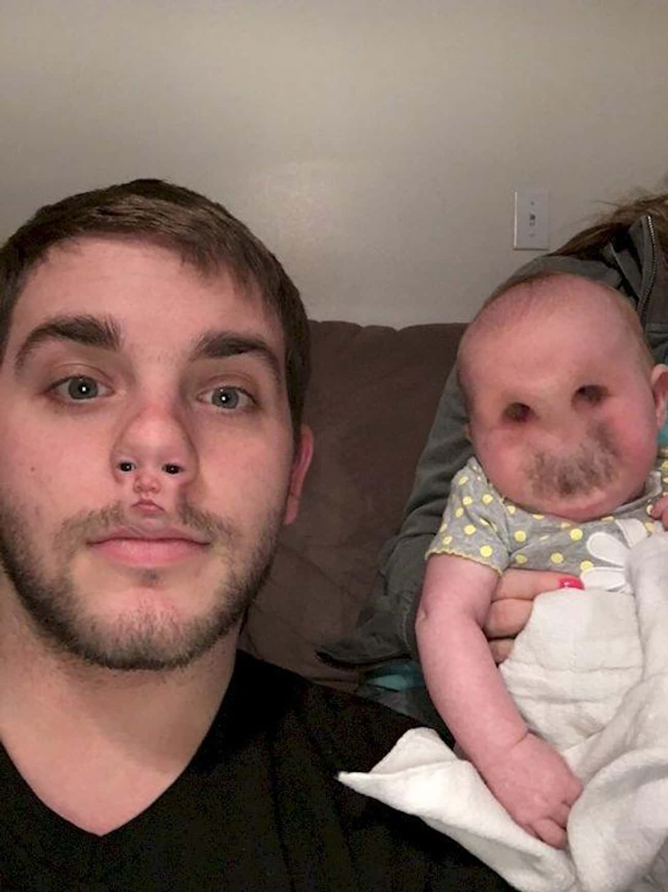 Well, the Kid Definitely Got His Dad&#39;s Nose