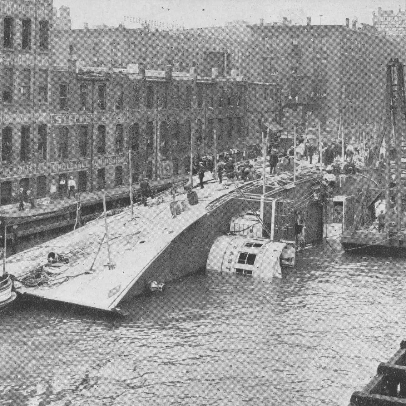 S. S. Eastland: Tipped Over At Port