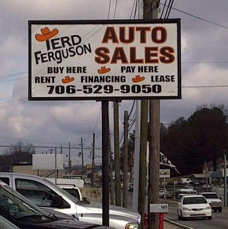 The Funniest Car Dealership Names Ever