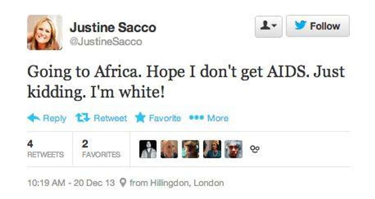 Justine Sacco&#39;s Tweet Created Worldwide Drama For 11 Hours
