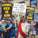 Jesus Clarifies His Stance on the Morons with the Hate Signs on Random Greatest Signs from Pride Month