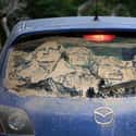 This Bad Boy is a Presidential Masterpiece on Random Funniest Things Ever Drawn on Dirty Cars