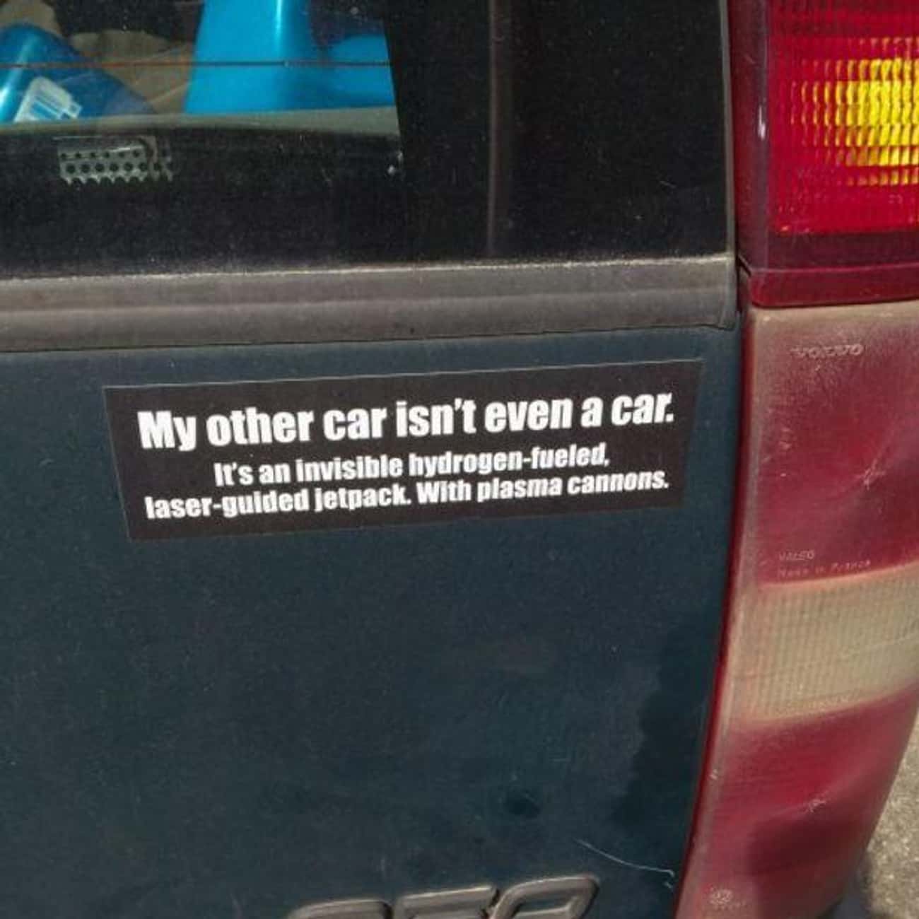 Hilarious “My Other Car Is a Blank” Bumper Stickers