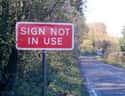 When Road Signs Call in Sick on Random Most Confusing Road Signs