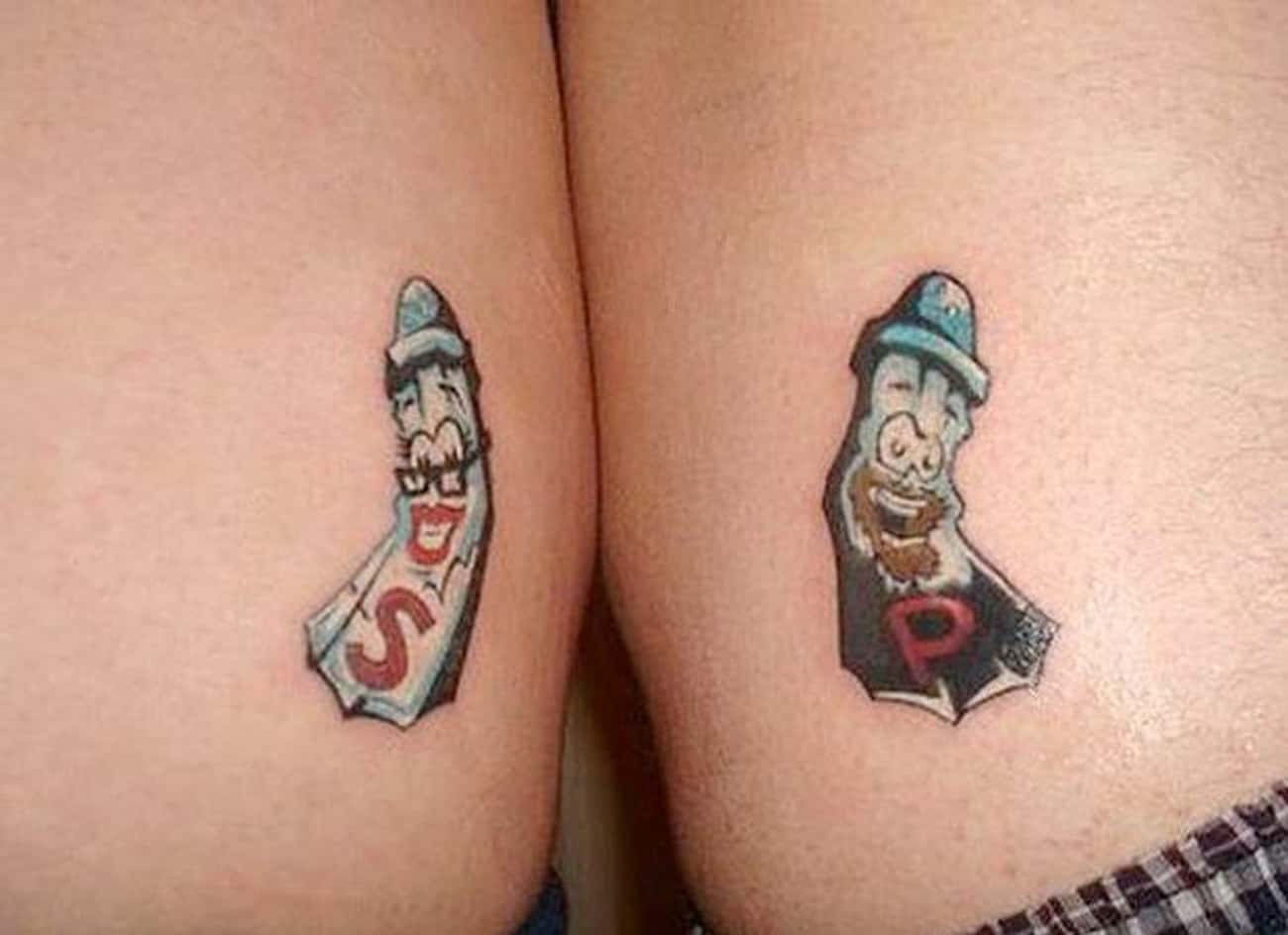 Смешные Татуировки на двоих