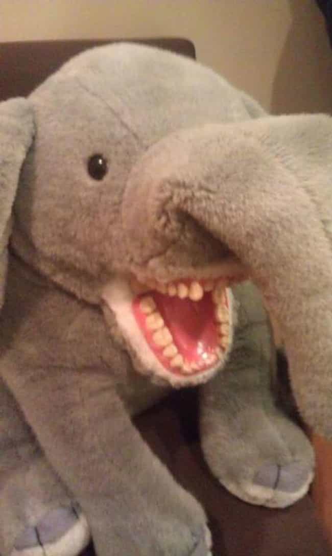 scary stuffed animals with teeth