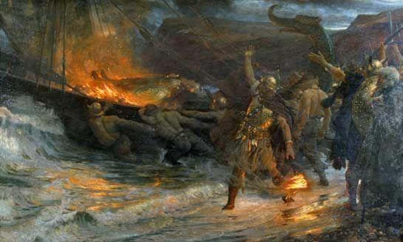 The Viking Chief Cremation Ceremony Involved Sex And Sacrifice