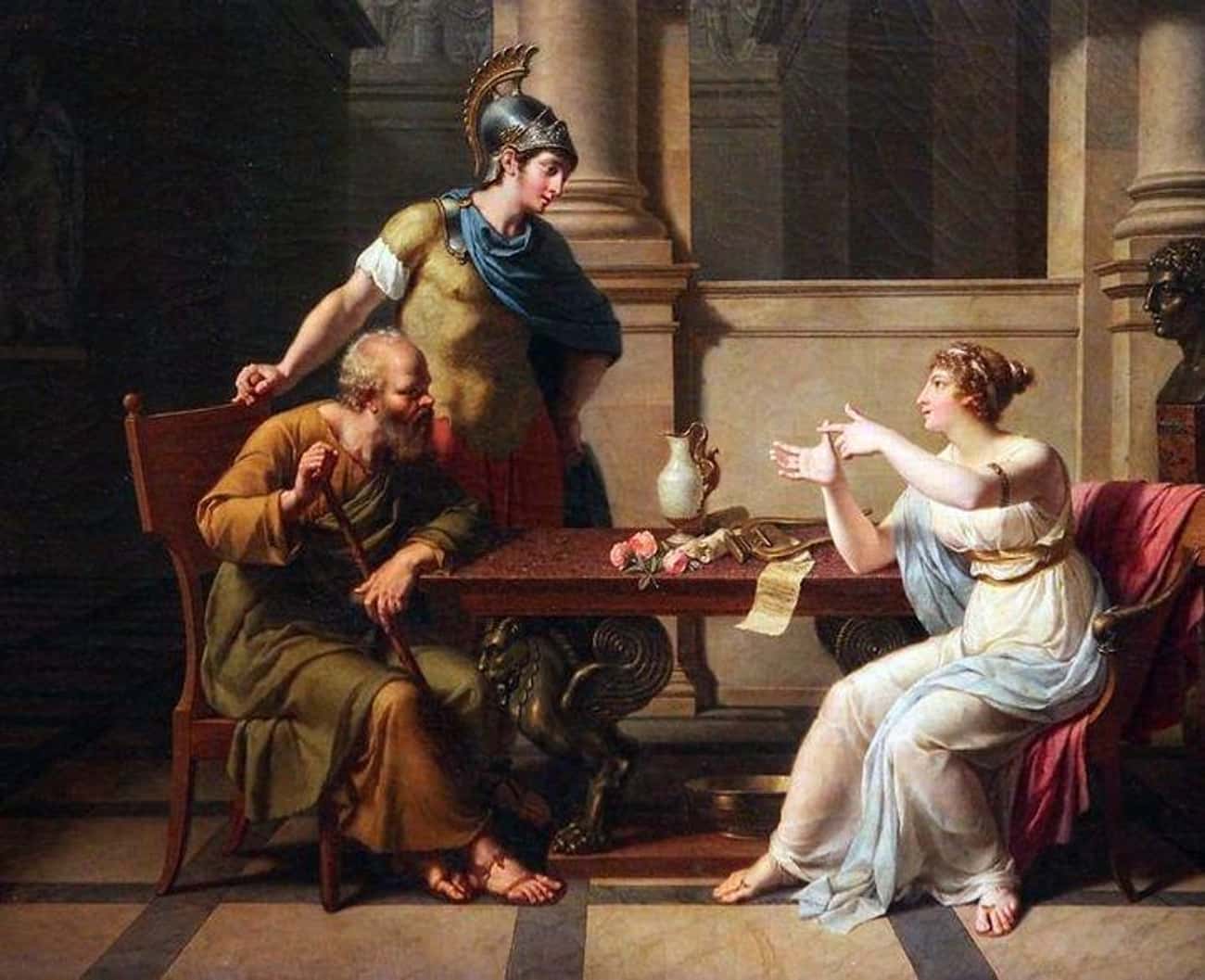 A Courtesan Named Aspasia Inspired Socrates And Pericles