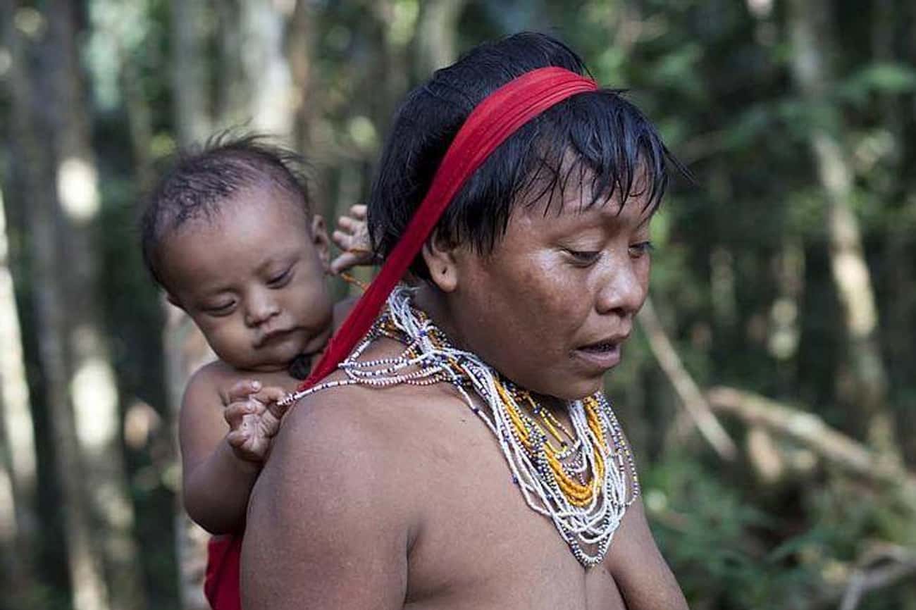 дикие племена амазонии женщины фото