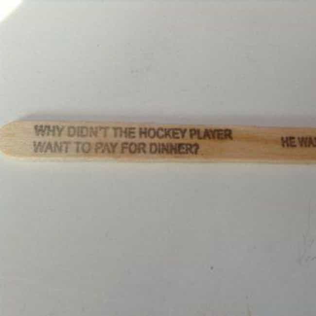 Why Didn't The Hockey Player Want To Pay For Dinner?