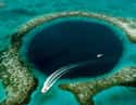 The Terrifyingly Deep Great Blue Hole on Random Creepiest Places In Ocean