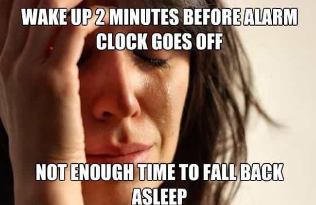 First World Alarm Clock Problems