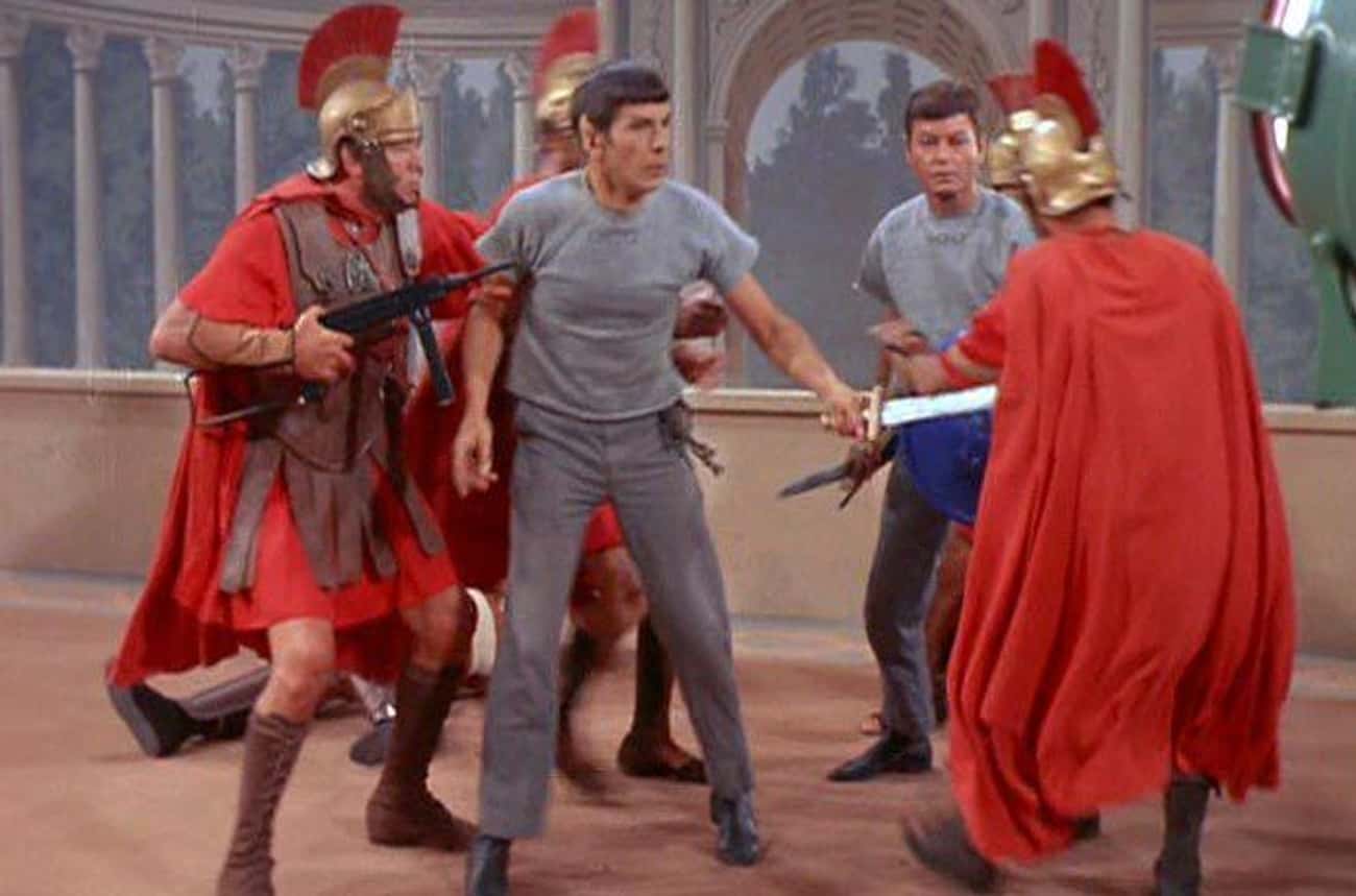That Time Scotty Saved Kirk, Spock, and McCoy from Being Shot by Romans