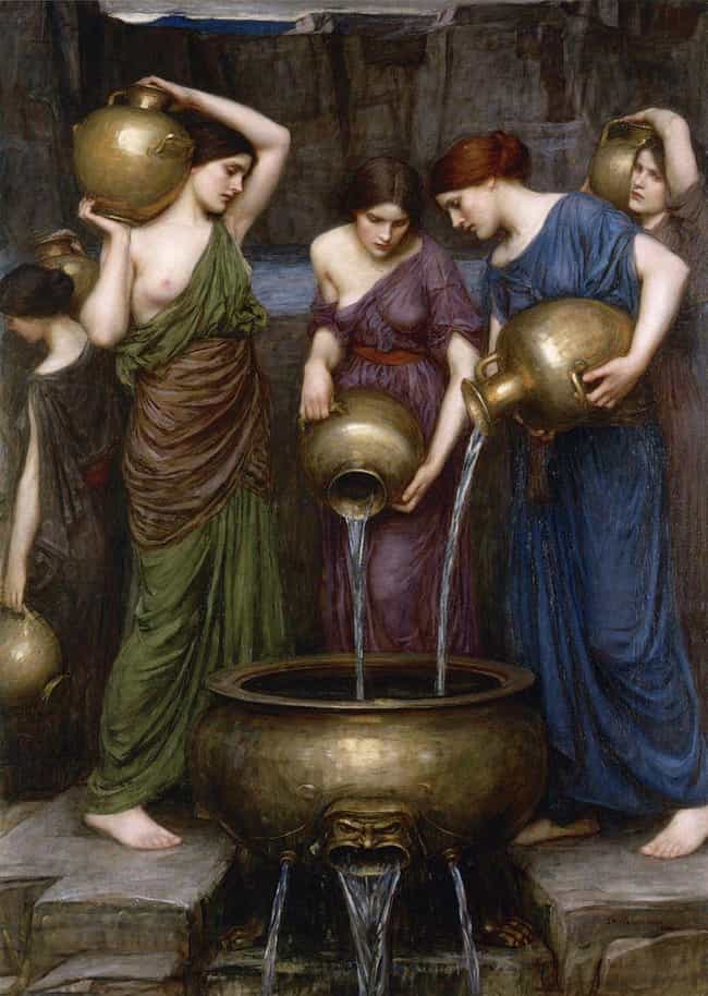The Gods Condemned Danaus??s Daughters To Fill A Leaky Basin In The Underworld